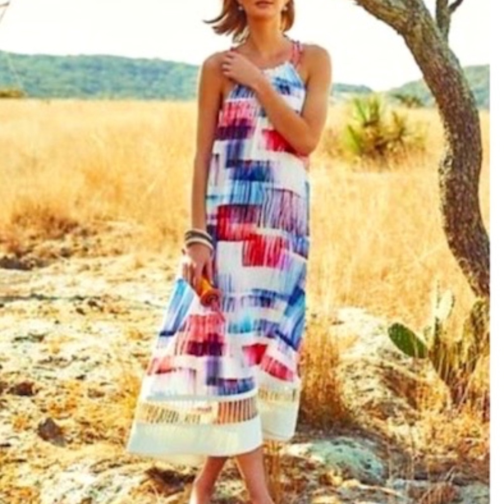 Anthropologie Multicolor Maxi Dress